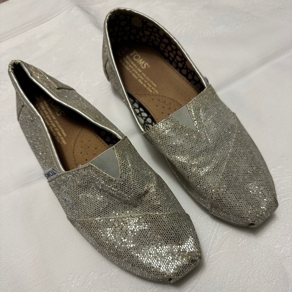 TOMS sparkle shoes